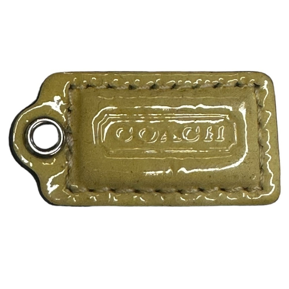 Authentic Coach Leather Key Fob Tag